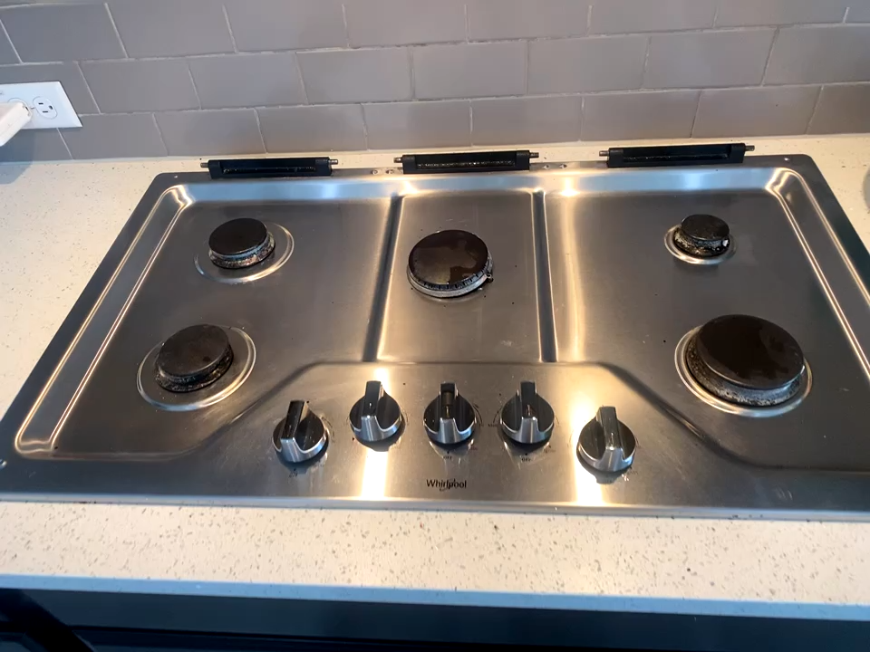 Kitchen cleaning after