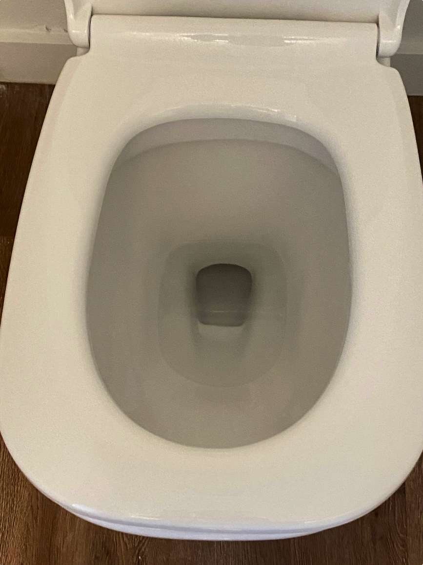 Bathroom cleaning after